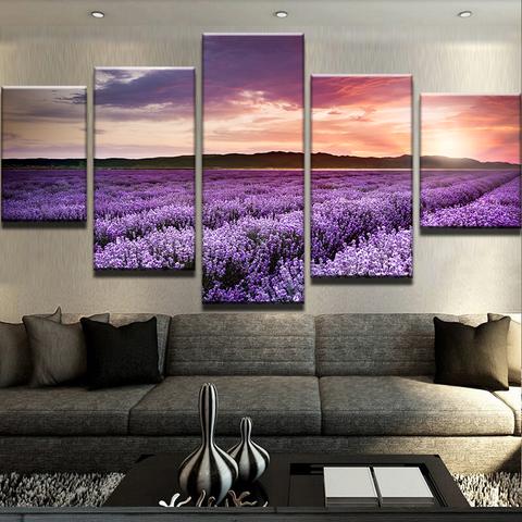 Lavender Field 1 – Nature Canvas Wall Art