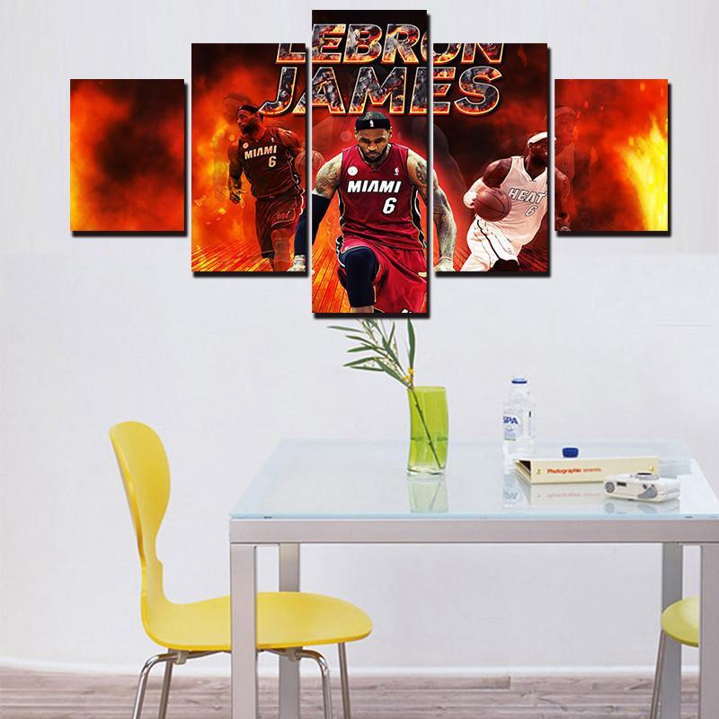 Lebron James Cavaliers Legend – Sport Canvas Wall Art