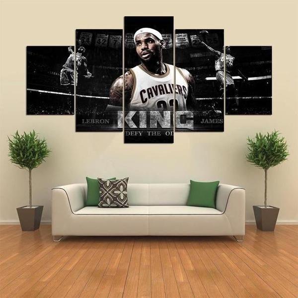 Lebron James Cavaliers – Religion And Sport Canvas Wall Art