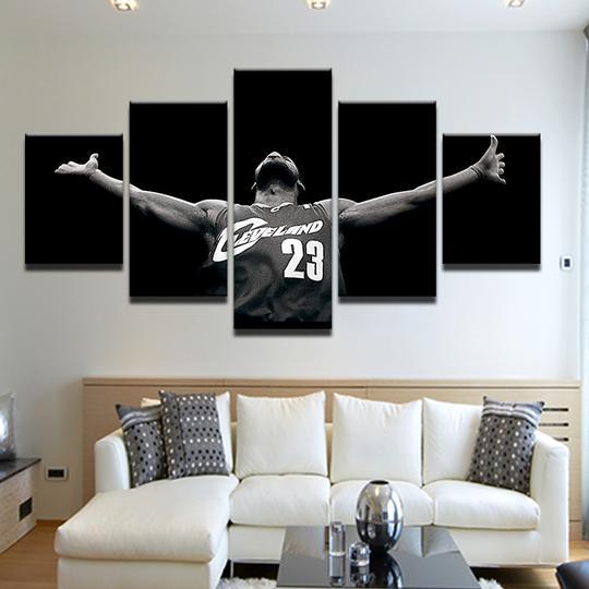 Lebron James Cleveland Cavaliers – Famous Person Canvas Wall Art