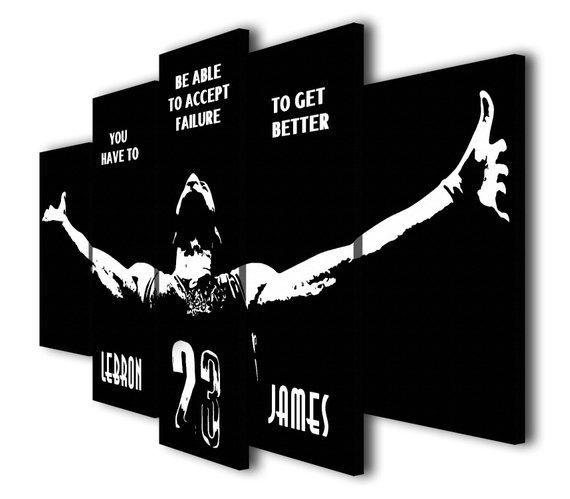 Lebron James – Famous Person Canvas Wall Art