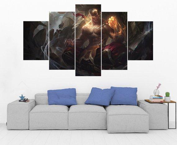 Lee Sin – League Of Legends – Gaming Canvas Wall Art