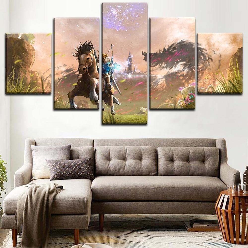 Legend Of Zelda Breath Of The Wild 3 Gaming – Canvas Wall Art