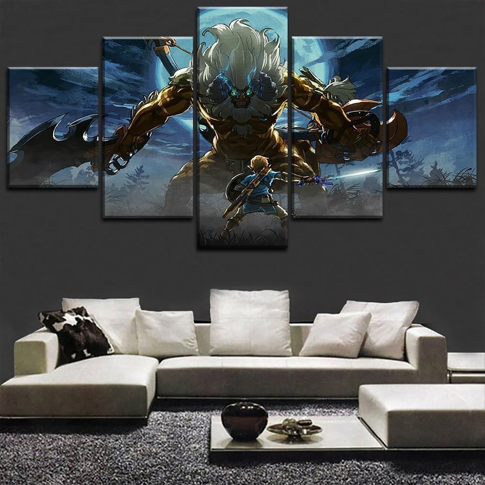 Legend Of Zelda Poster 3 Gaming – Canvas Wall Art