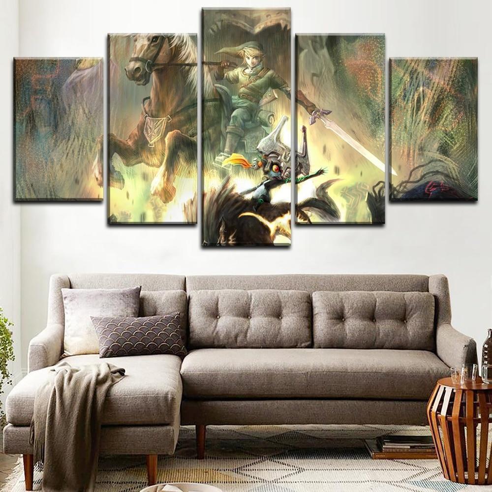 Legend Of Zelda The Wind Waker Gaming Canvas Wall Art