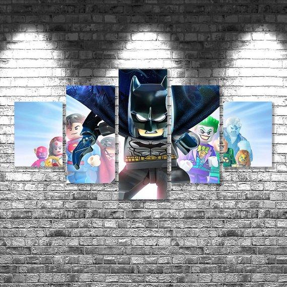 Lego Batman – Cartoon Canvas Wall Art