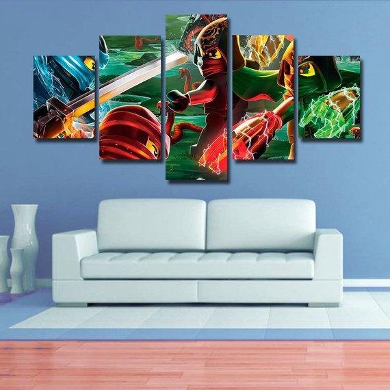 Lego Ninjago Gaming Canvas Wall Art