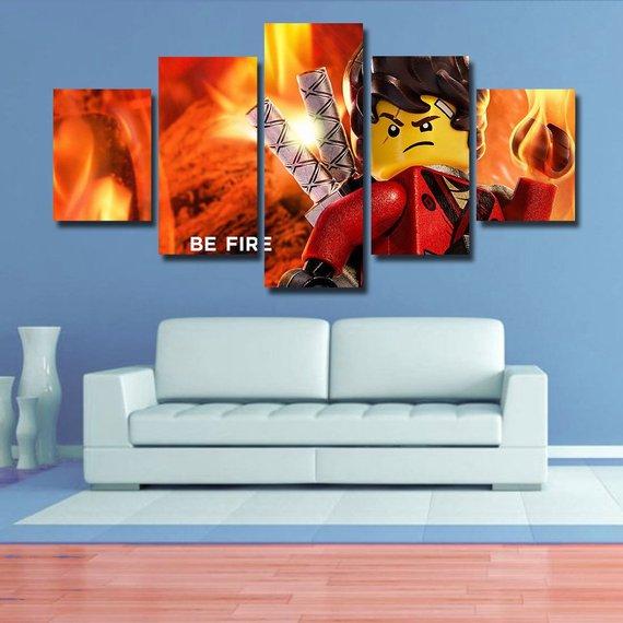 Lego Ninjago Movie Canvas Wall Art