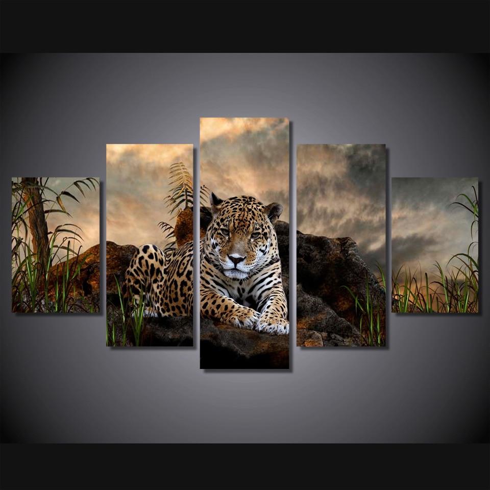 Leopard 5 – Animal Canvas Wall Art