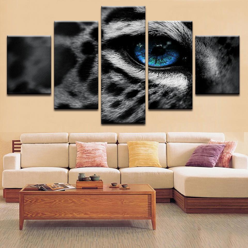 Leopard Eye – Animal Canvas Wall Art