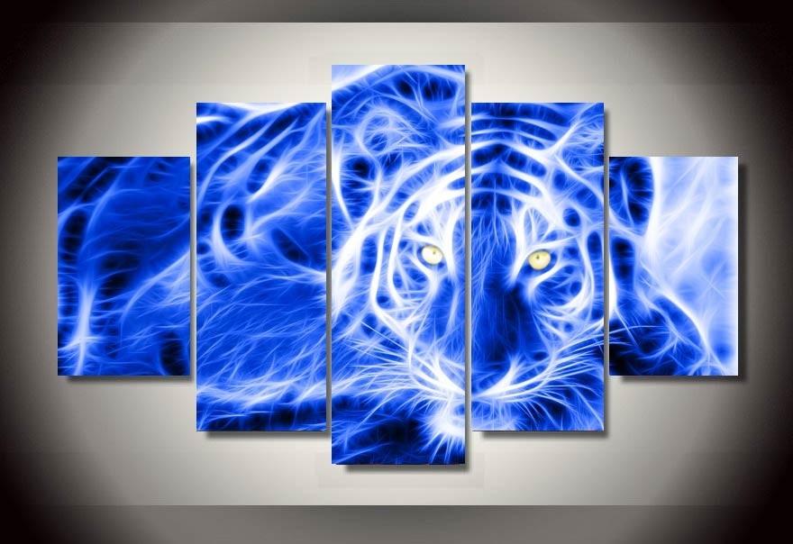 Leopard Landscape Group – Abstract Canvas Wall Art