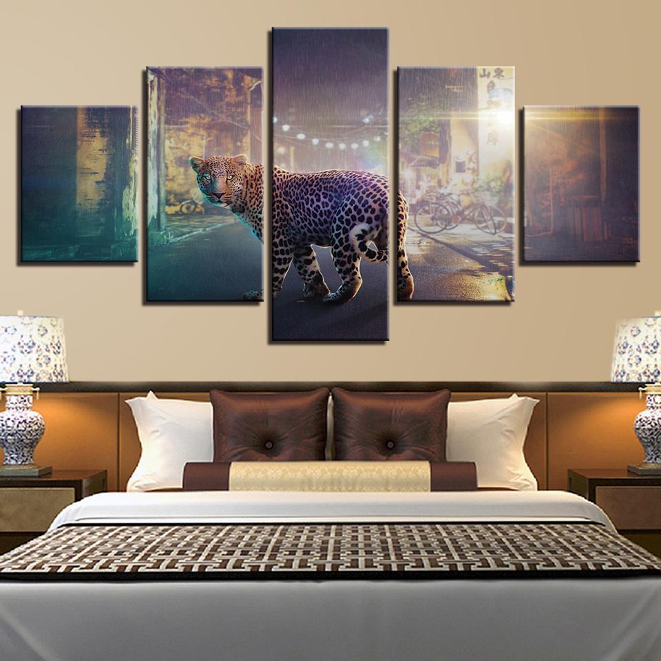 Leopard Tiger 2 – Animal Canvas Wall Art