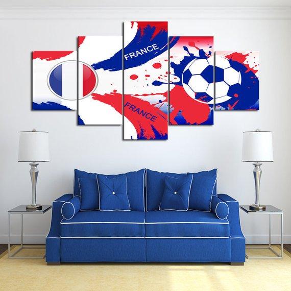 Les Bleus – Sport Canvas Wall Art
