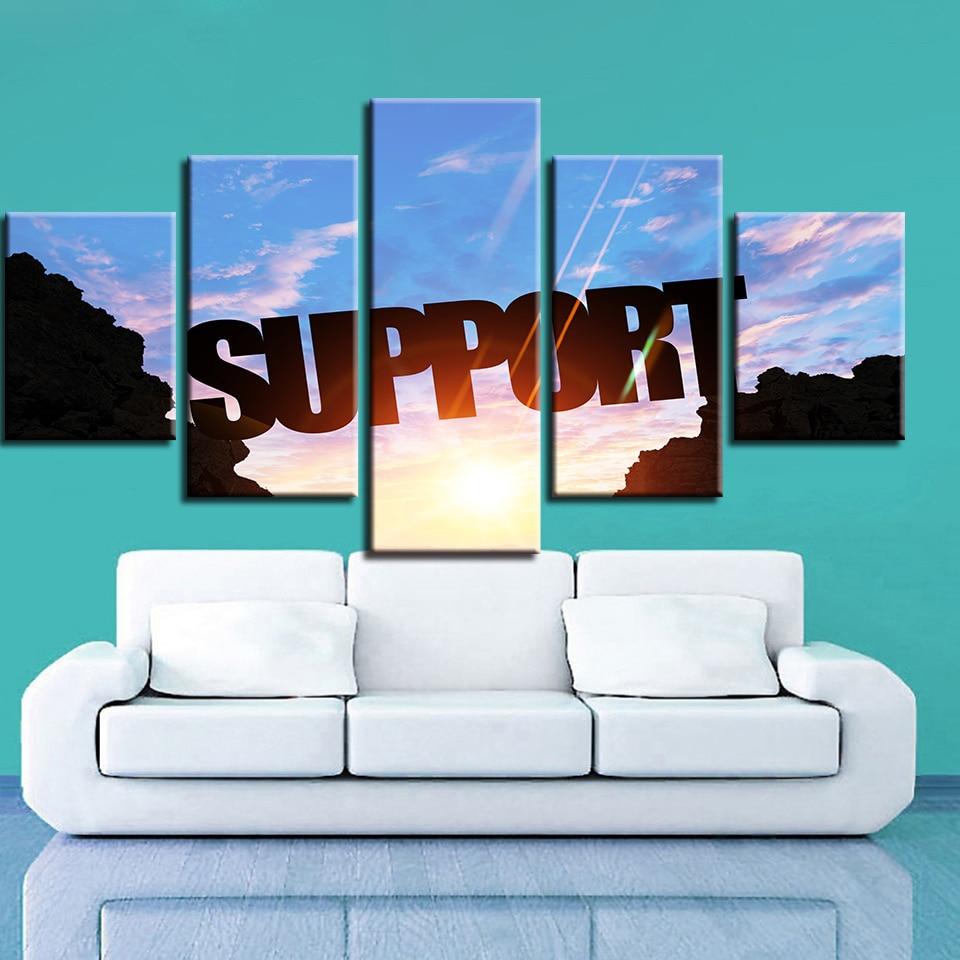 Letters Support – Nature Canvas Wall Art