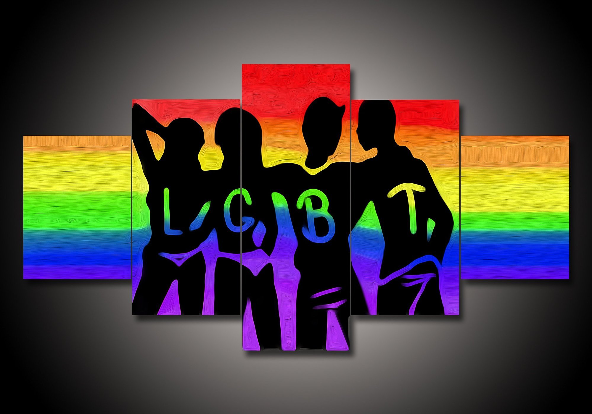Lgbt 4 – Abstract Canvas Wall Art