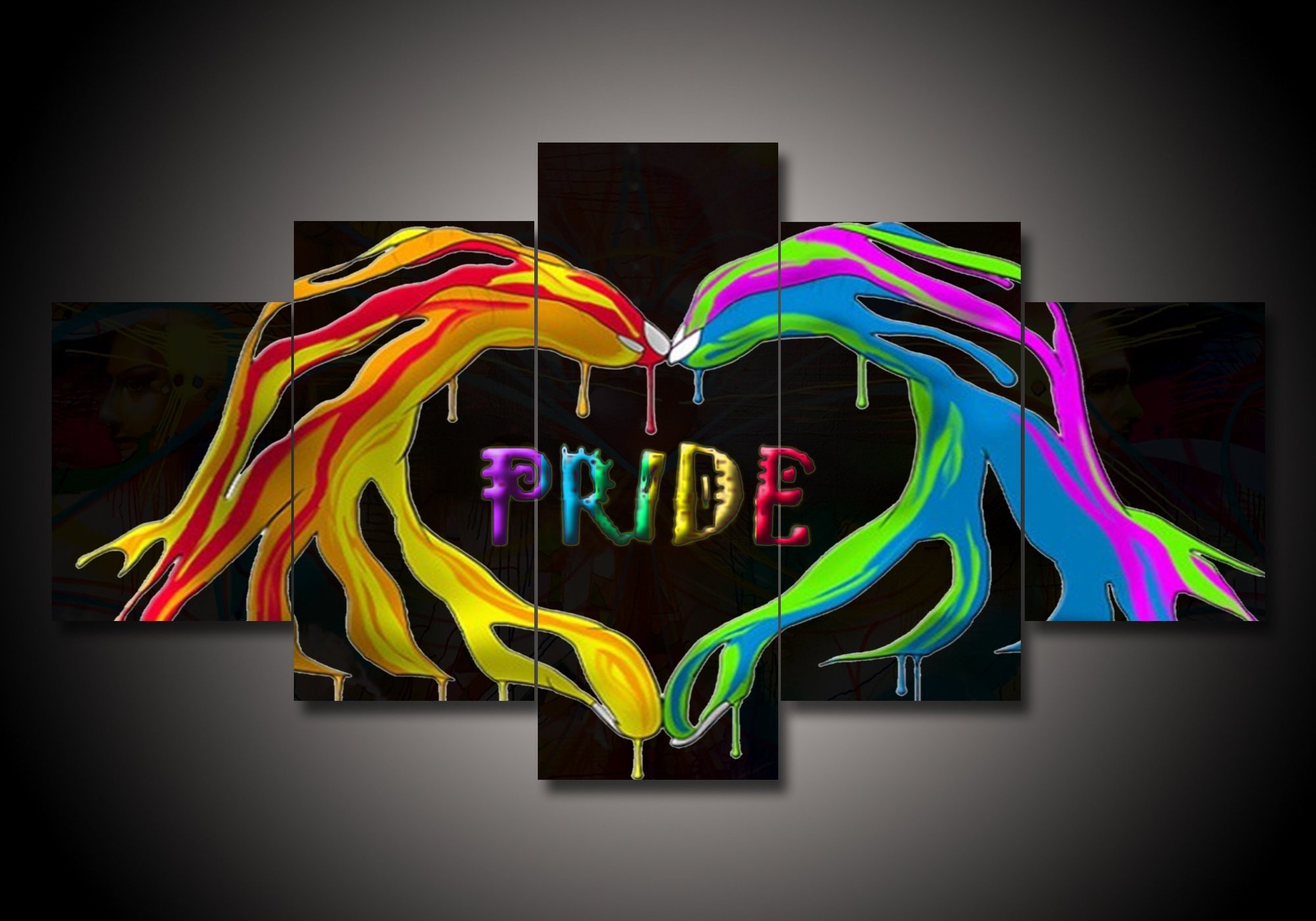 Lgbt 8 – Abstract Canvas Wall Art