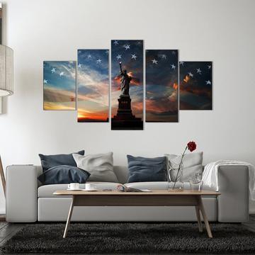 Liberty State Statue 1 – Abstract Canvas Wall Art