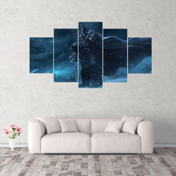 Lich King World Of Warcraft – Gaming Canvas Wall Art