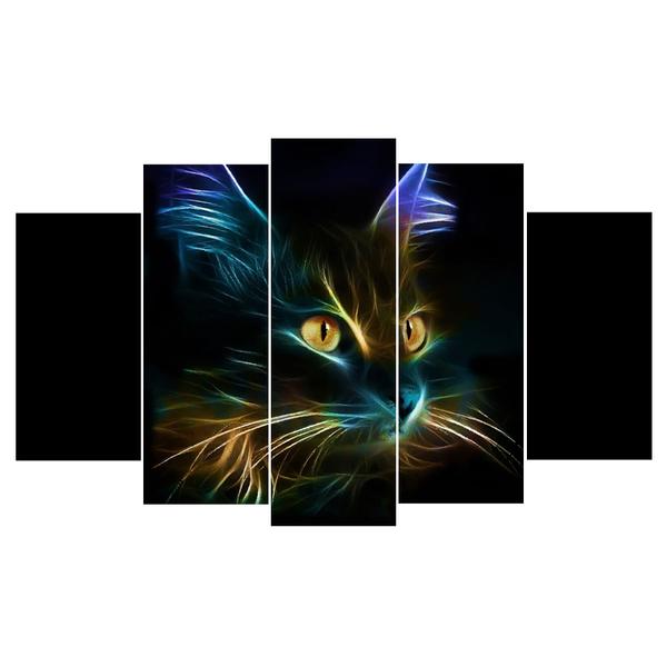 Light Cat – Animal Canvas Wall Art