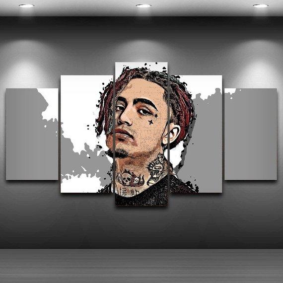 Lil Pump Music Hip Hop – Famous Person Canvas Wall Art