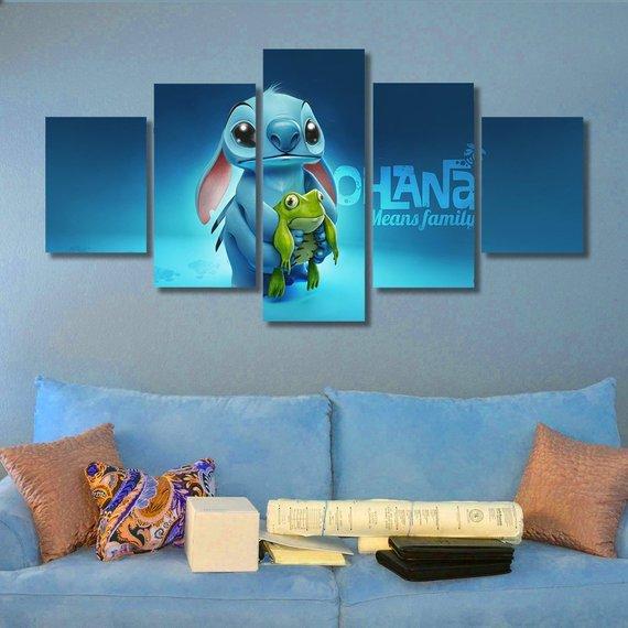 Lilo And Stitch 02 – Cartoon Canvas Wall Art