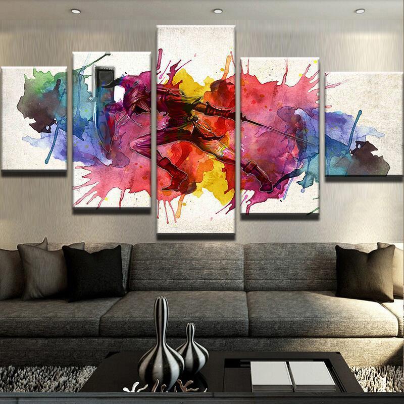Link Splash – Gaming Canvas Wall Art