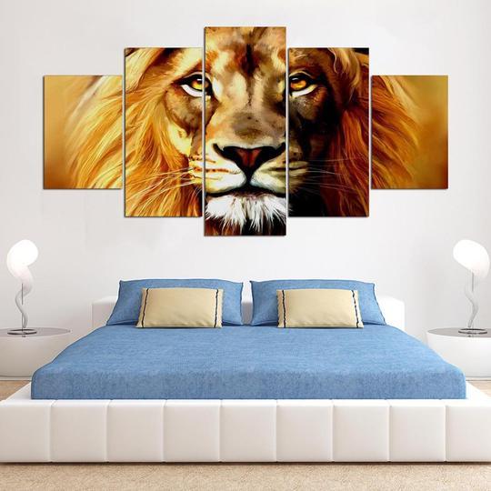 Lion 09 – Animal Canvas Wall Art