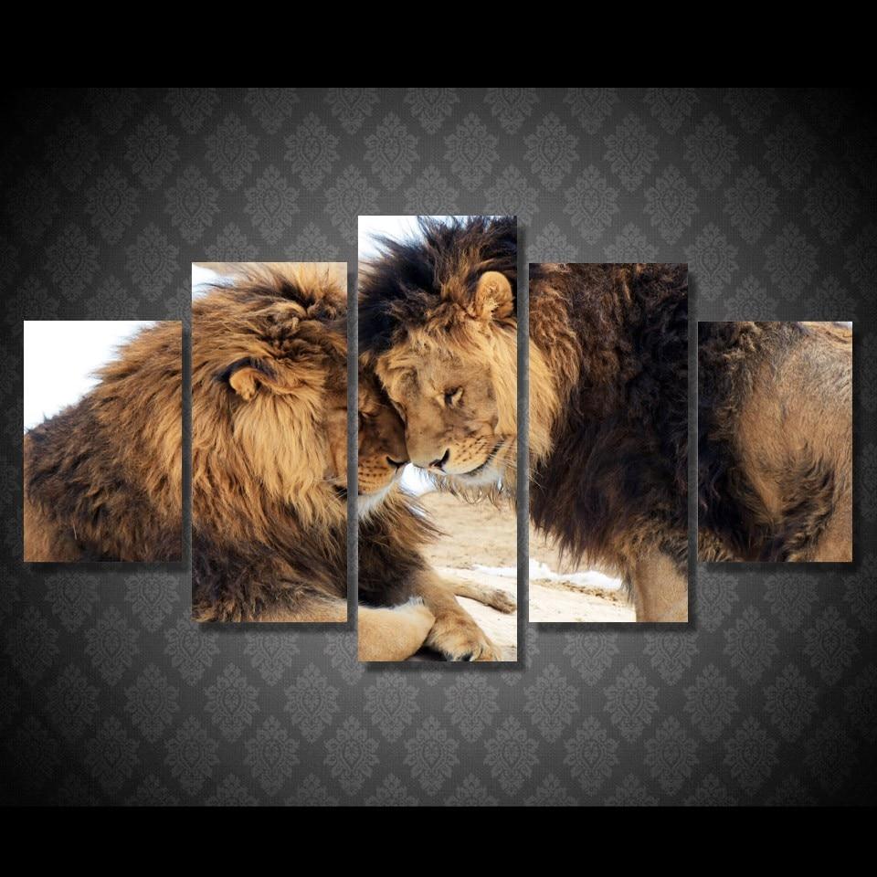 Lion 10 – Animal Canvas Wall Art