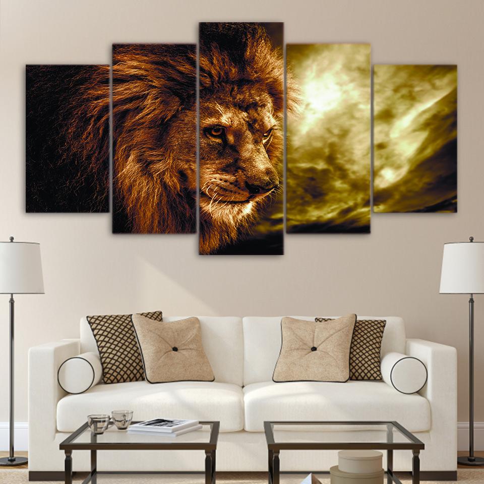 Lion 11 – Animal Canvas Wall Art