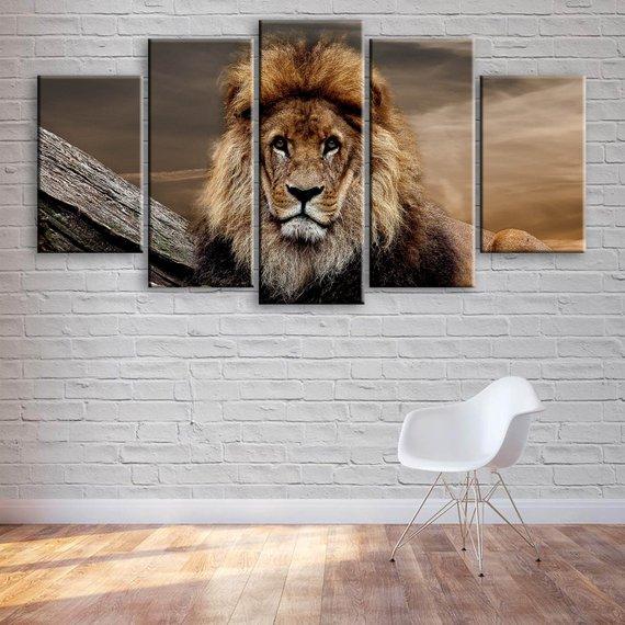 Lion 21 – Animal Canvas Wall Art