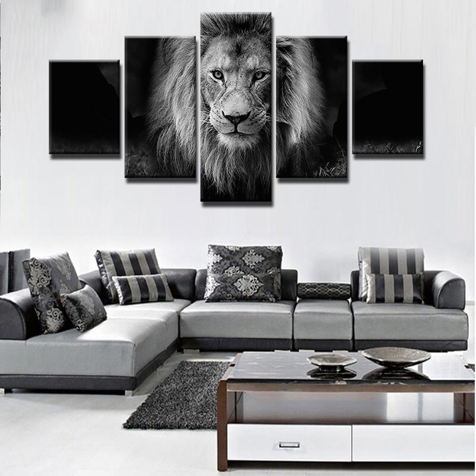 Lion 51 – Animal Canvas Wall Art