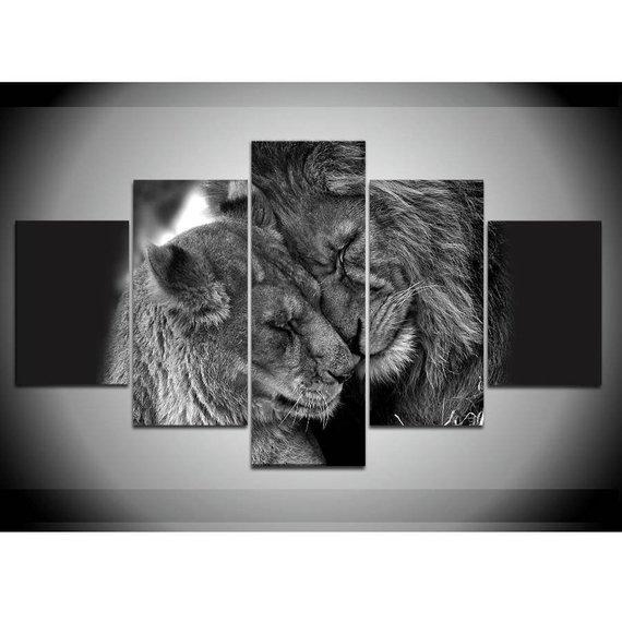 Lion 7 – Animal Canvas Wall Art