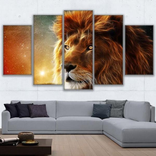 Lion – Animal Canvas Wall Art