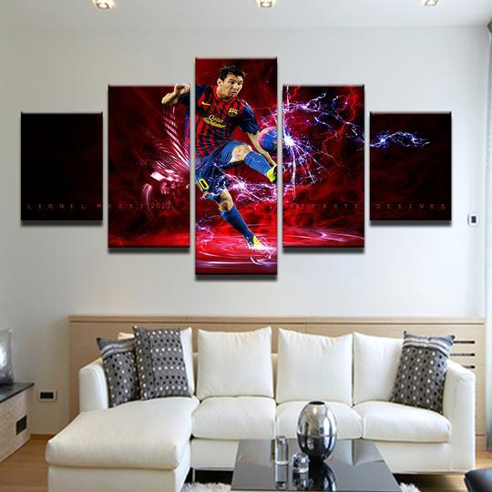 Lionel Messi Barcelona – Famous Person Canvas Wall Art