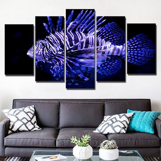 Lionfish Scorpionfish – Animal Canvas Wall Art