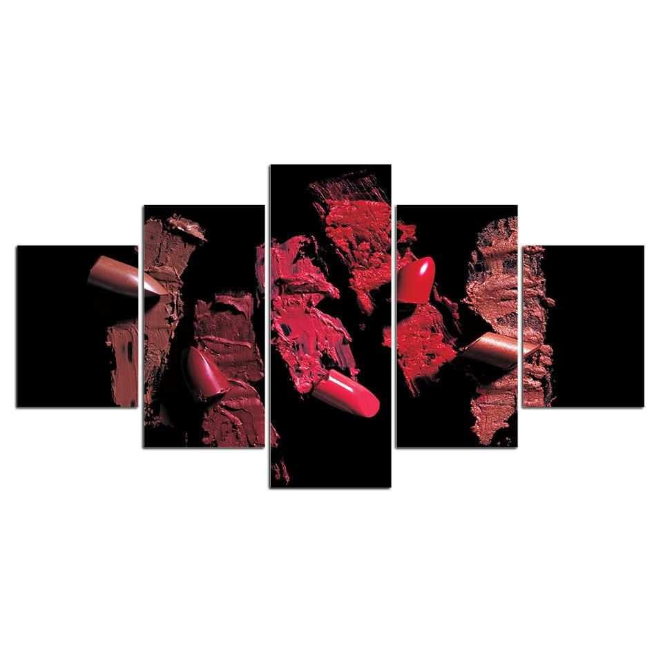 Lipstick 02 – Abstract Canvas Wall Art
