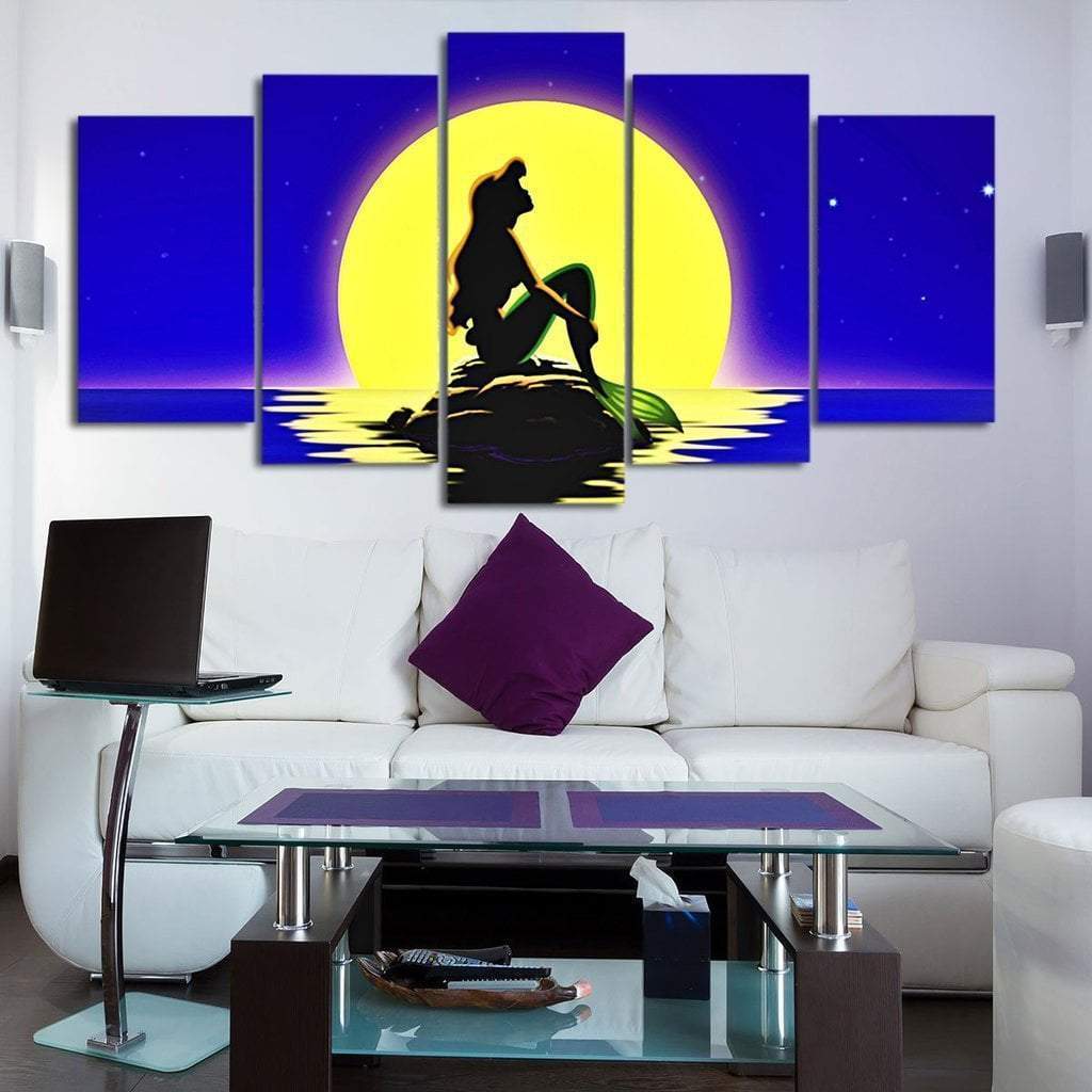 Little Mermaid Cartoon – Canvas Wall Art