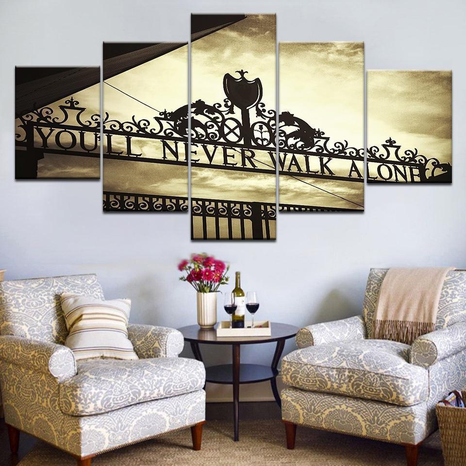 Liverpool You’ll Never Walk Alone Sport Canvas Wall Art