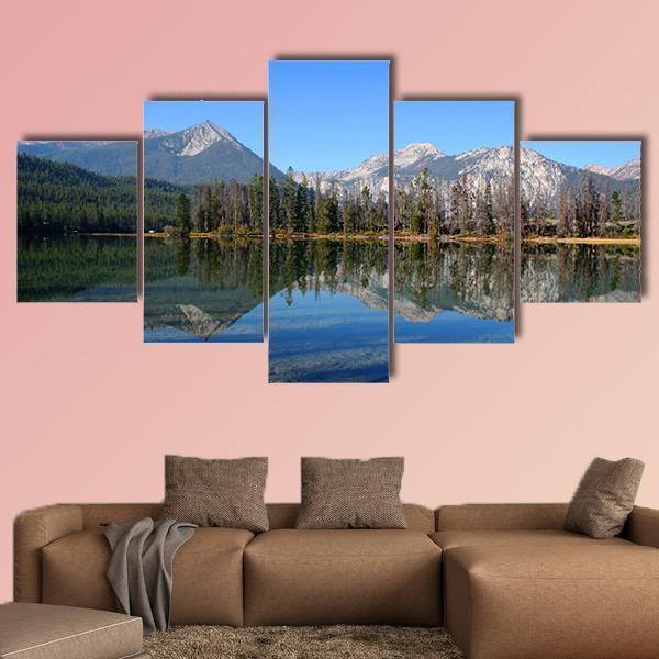 Located In The Sawtooth Mountain Range 1 – Nature Canvas Wall Art