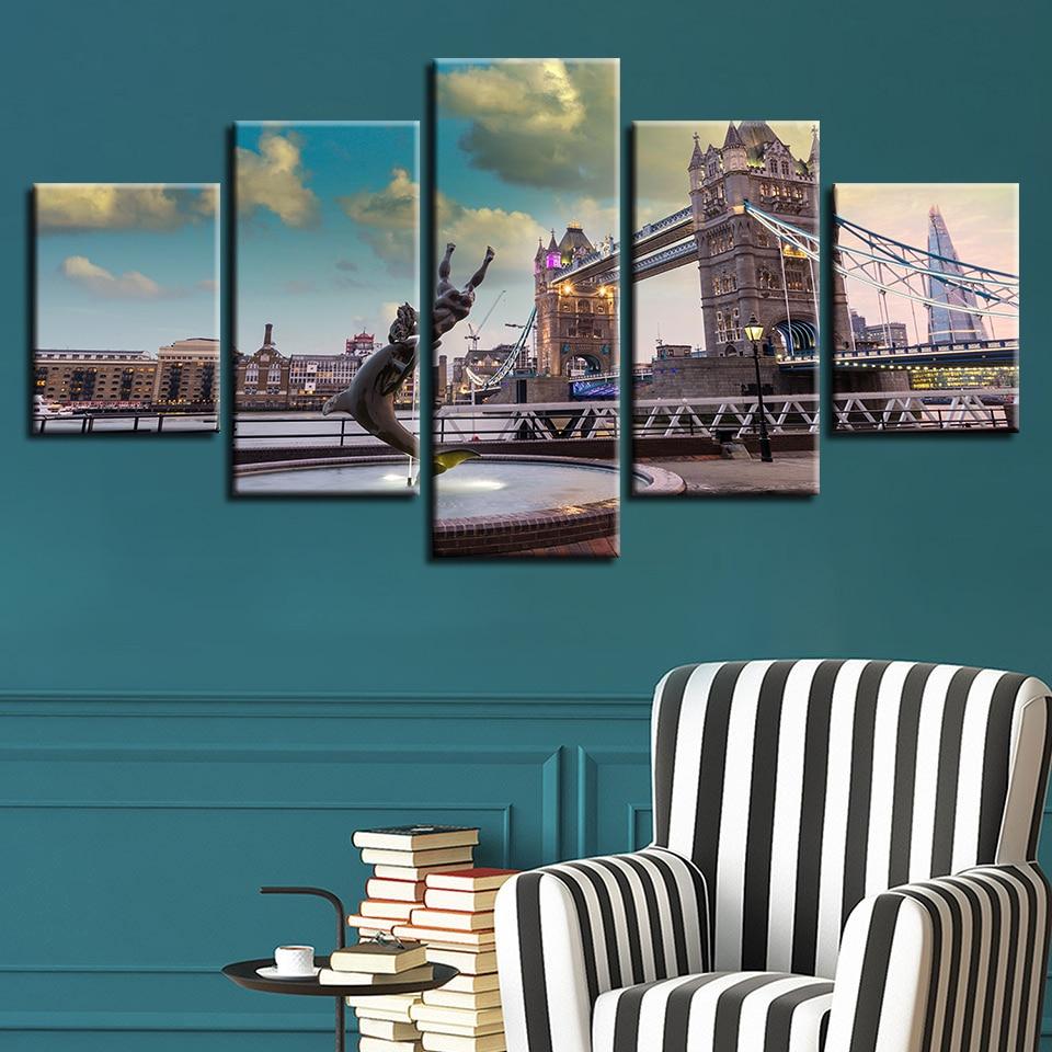 London Bridge City – Nature Canvas Wall Art