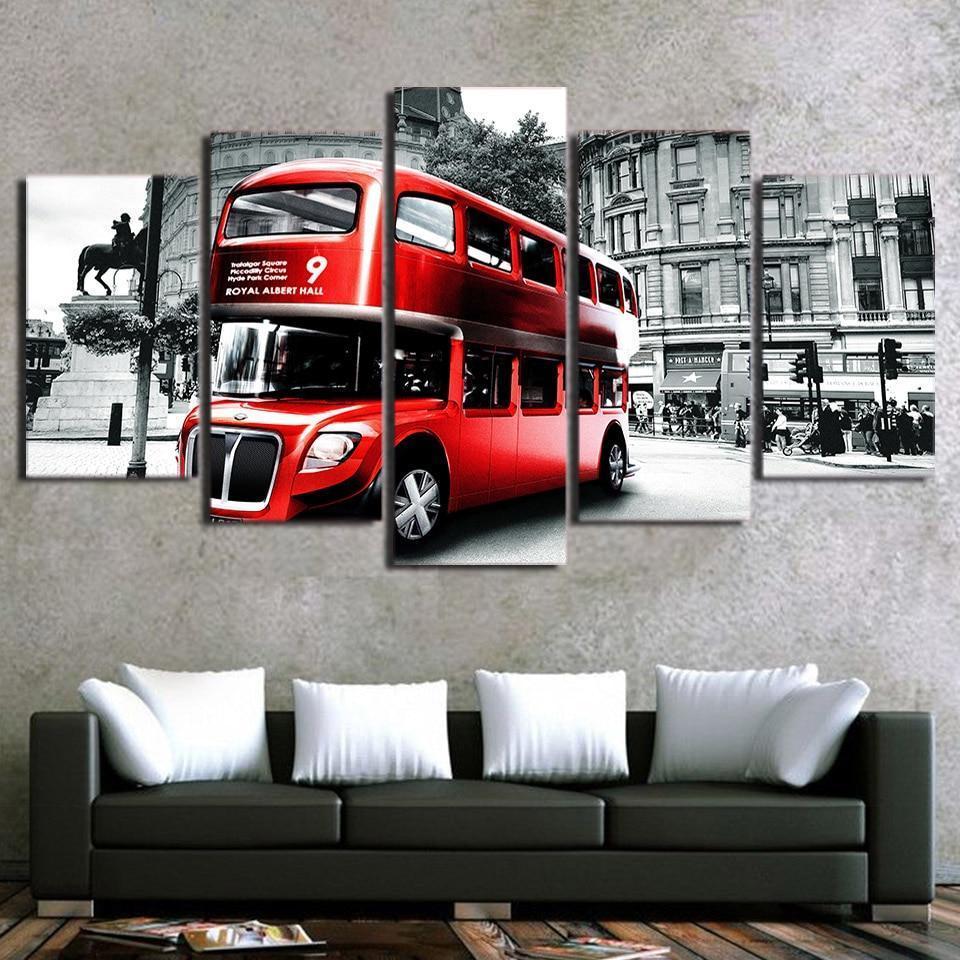 London Bus 10 – Automative Canvas Wall Art