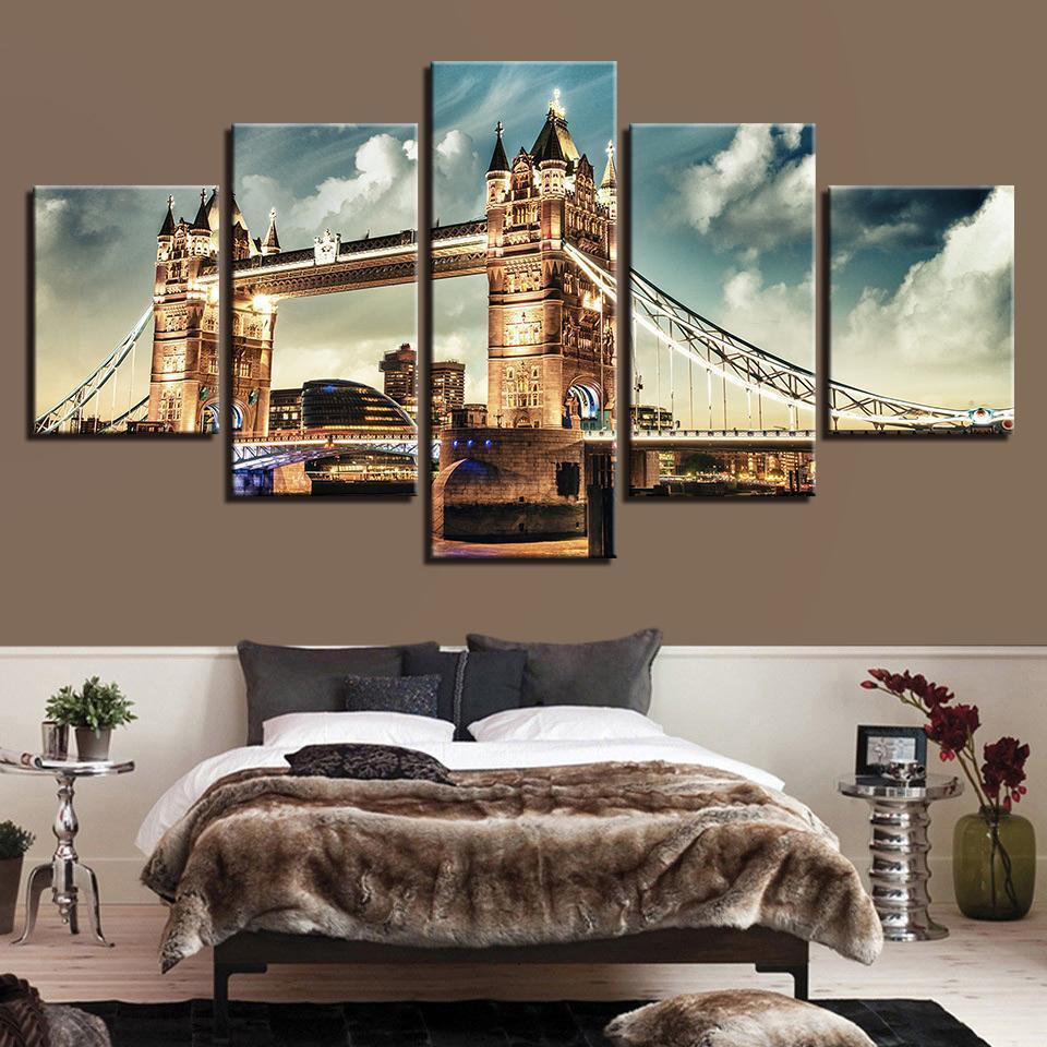 London City Tower Bridge – Nature Canvas Wall Art