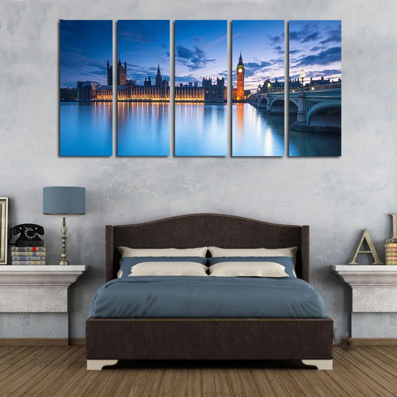 London Westminster And Bridge – Nature Canvas Wall Art