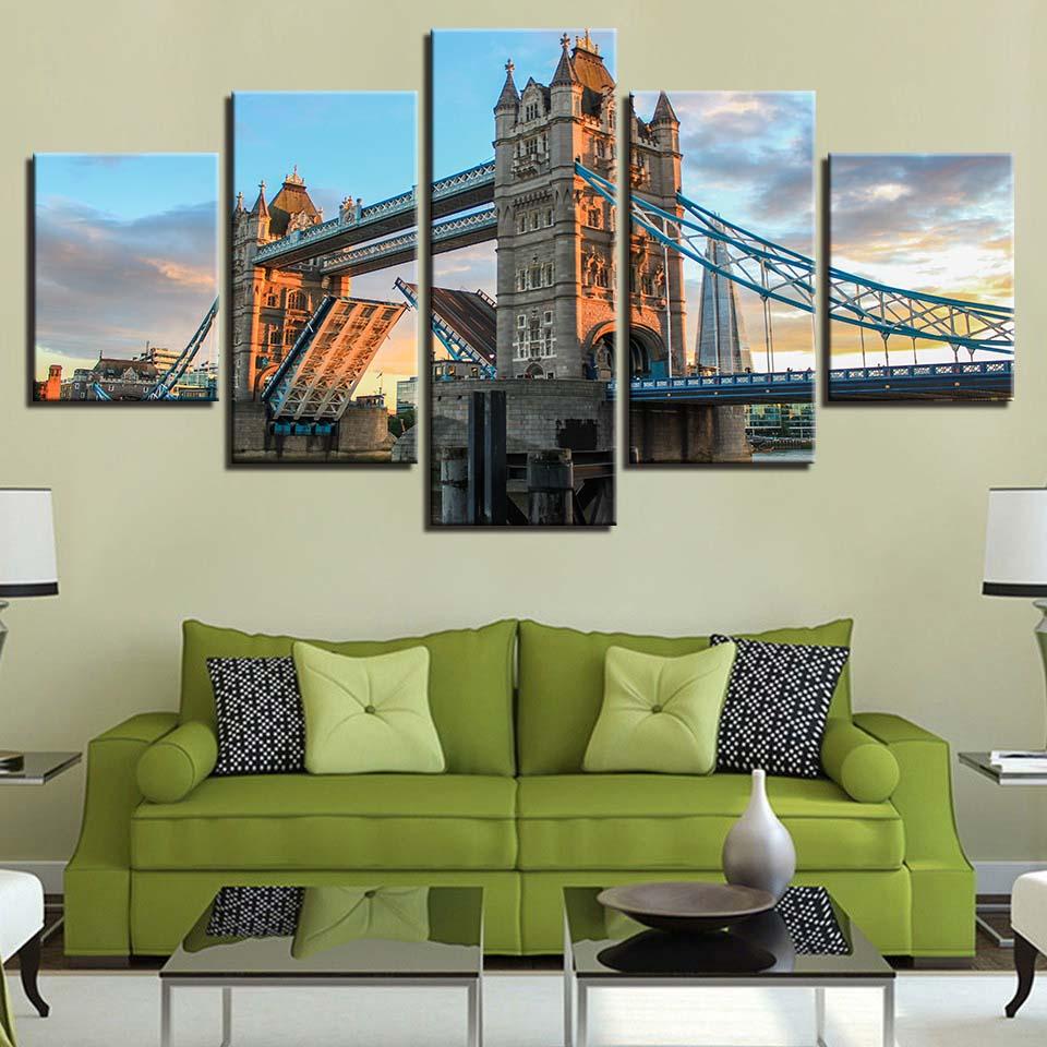 Londons Tower Bridge 2 – Nature Canvas Wall Art