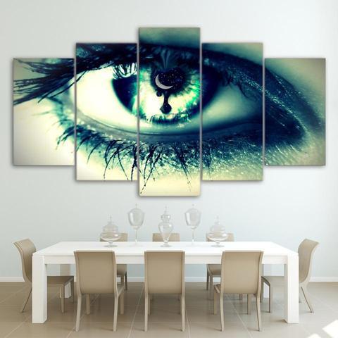 Looking Through The Night – Abstract Canvas Wall Art