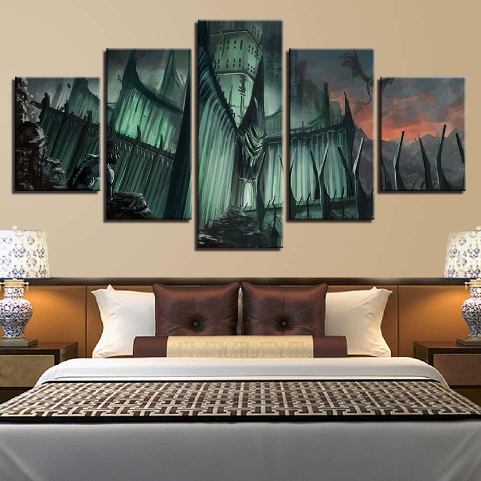 Lord Of The Rings Castle 3 – Movie Canvas Wall Art