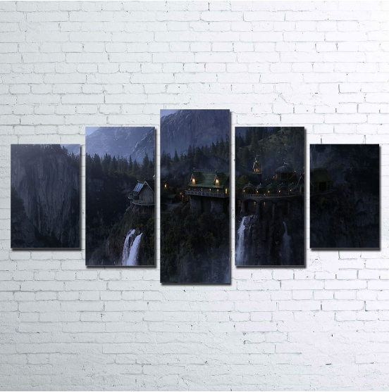 Lord Of The Rings Rivendell Movie Canvas Wall Art
