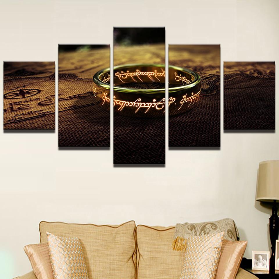 Lord Of The Rings Special Ring – Movie Canvas Wall Art