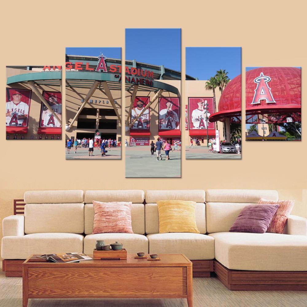 Los Angeles Angels Of Anaheim Stadium Baseball – Canvas Wall Art