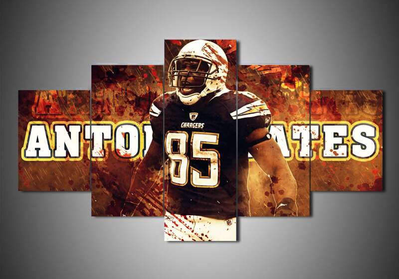 Los Angeles Chargers – Antonio Gates – Sport Canvas Wall Art